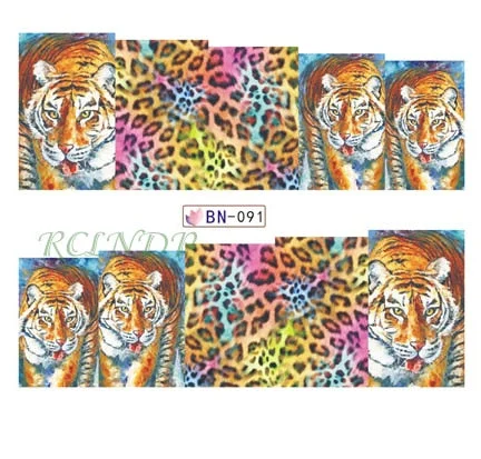 Water sticker for nail art decoration slider skull witch with rose flower watercolor ink design decal lacquer accessoires