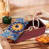 DIY Diamond Art Wooden Storage Box with Lid for Jewelry & Crafts Organization Kit