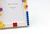 Potted Plants DIY Building Block Photo Frame Kit,Creative Handmade Assembled Photo Frame Handmade Craft Gift Home Tabletop Display Decor