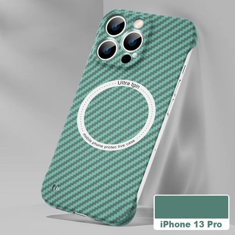 iPhone 14 Carbon Fiber Magnetic Case