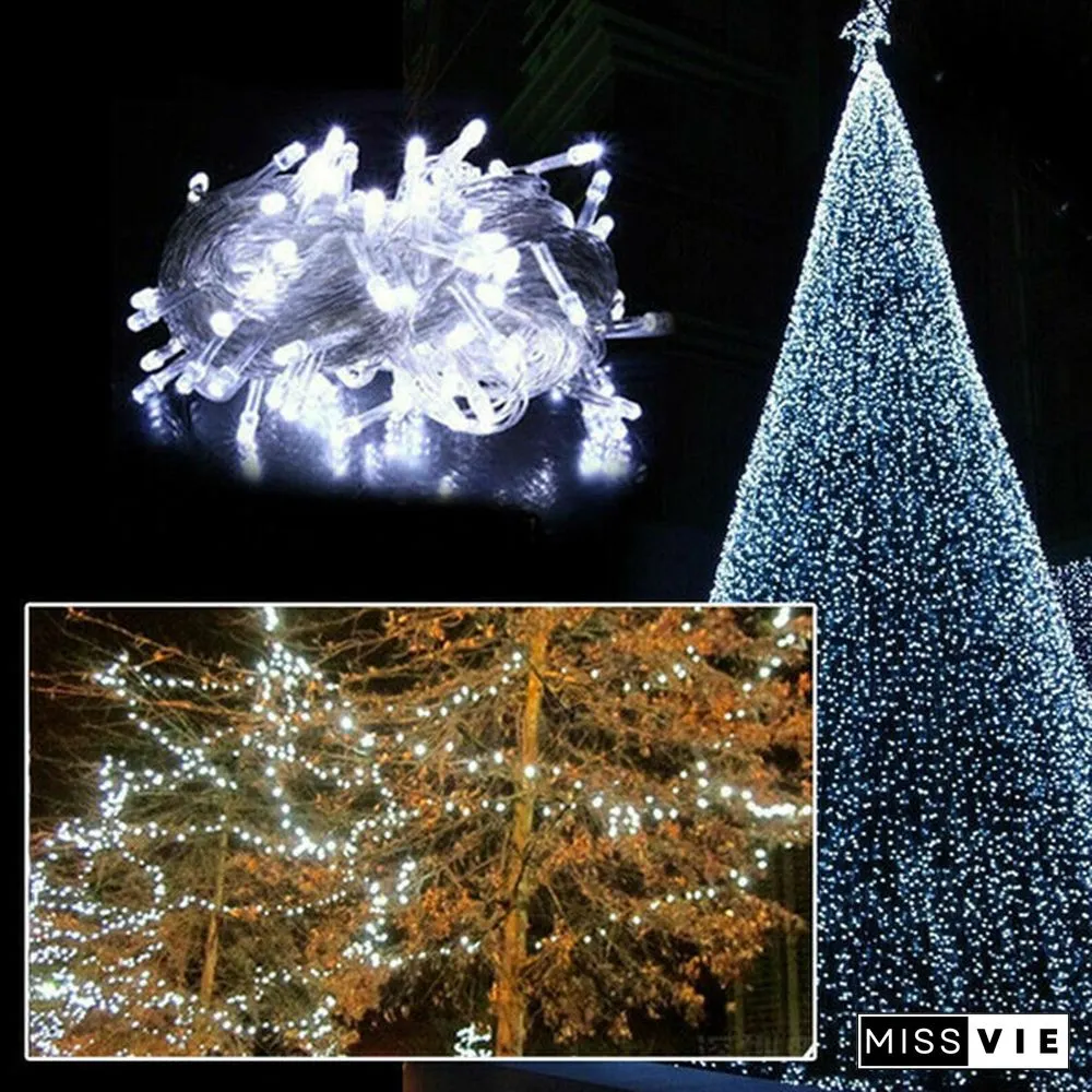 200 LED Solar Power Fairy Lights String Lamps Party Wedding Decor Garden Outdoor Christmas Lights Tree decoration
