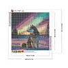 Diamond Painting-DIY Full Round Drill Wolf(40*40 CM)