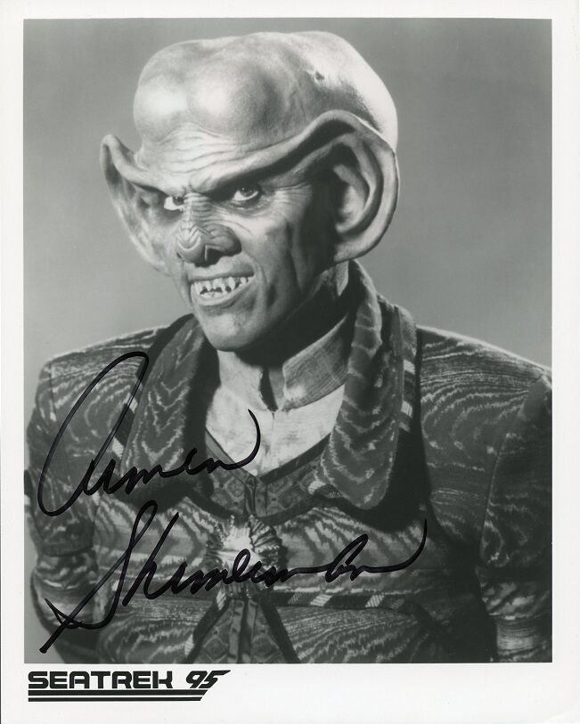 ARMIN SHIMERMAN Signed Photo Poster painting - Star Trek: Deep Space Nine