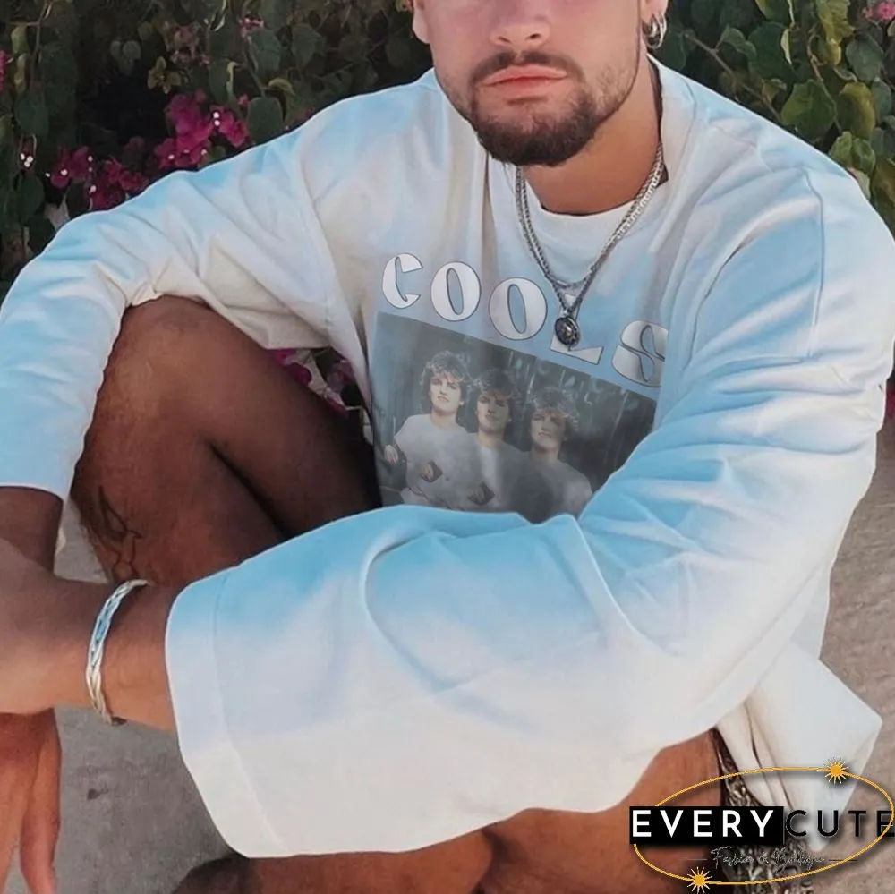 Vintage Oversized Photo Long Sleeve T-Shirt