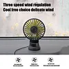 Car Fan Multi-Angle Rotatable Car Cooling Fan for Dashboard SUV RV Truck Sedan