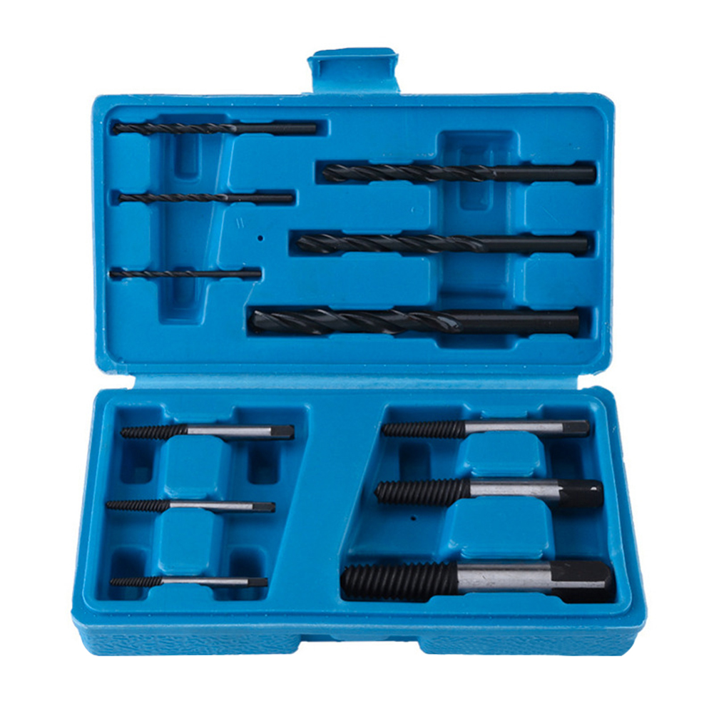 

12pcs/Set Carbon Steel Broken Screw Extractor Bolts Twist Drill Bits Set, 501 Original
