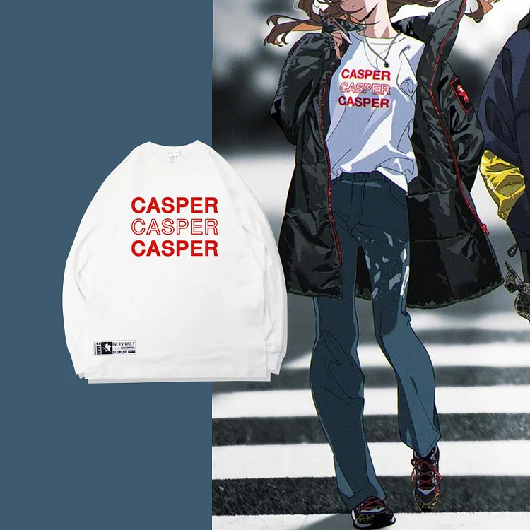 Pure Cotton Evangelion Casper Long Sleeved T-shirt weebmemes