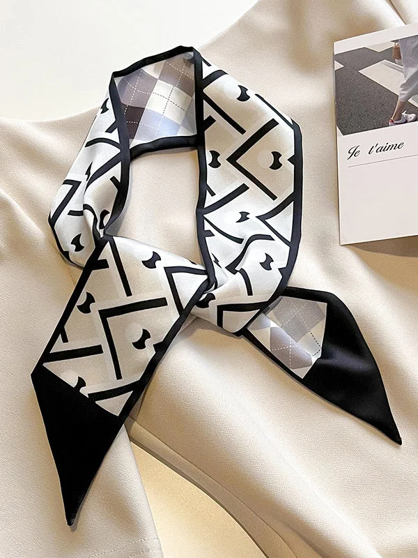Contrast Color Plaid Shawl&Scarf