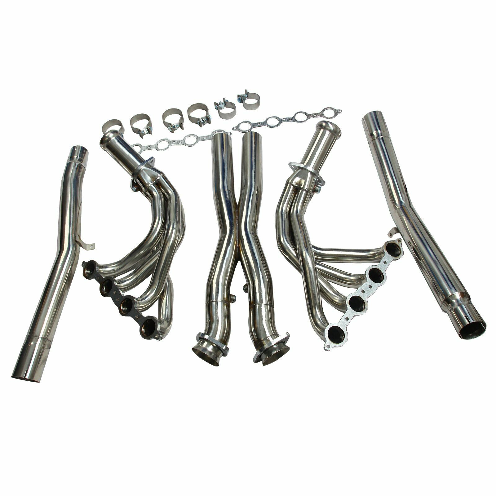 For 0513 Chevy Corvette C6 LS2 LS3 Stainless Exhaust Headers Manifolds