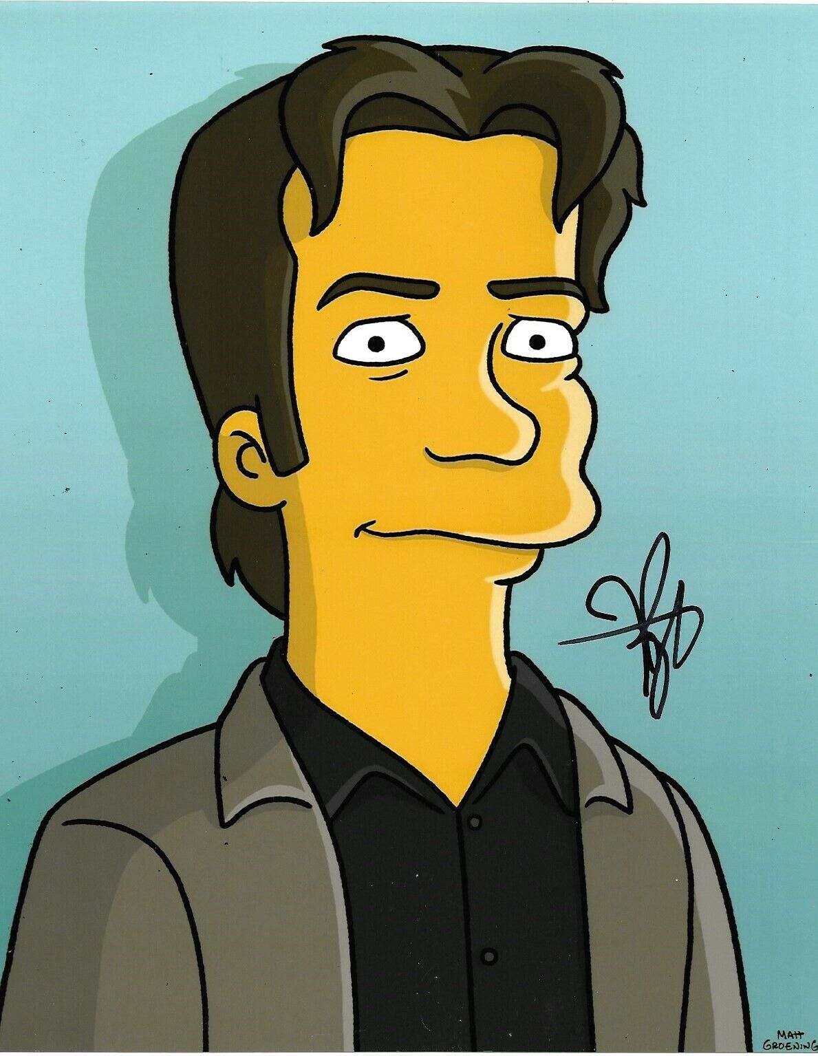 Jason Bateman Signed The Simpsons 10x8 Photo Poster painting AFTAL