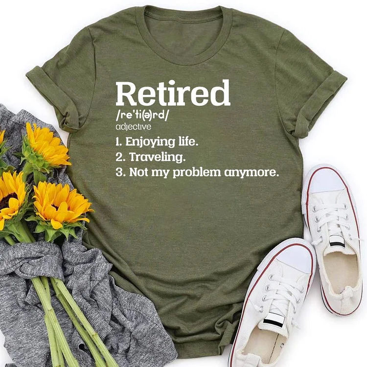 Retirement Gift Funny Retirement Party Giftt T-shirt Tee - 02265