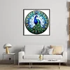 (Counted/Stamped) Peacock - 18CT Cross Stitch 20*20cm/7.87*7.87in