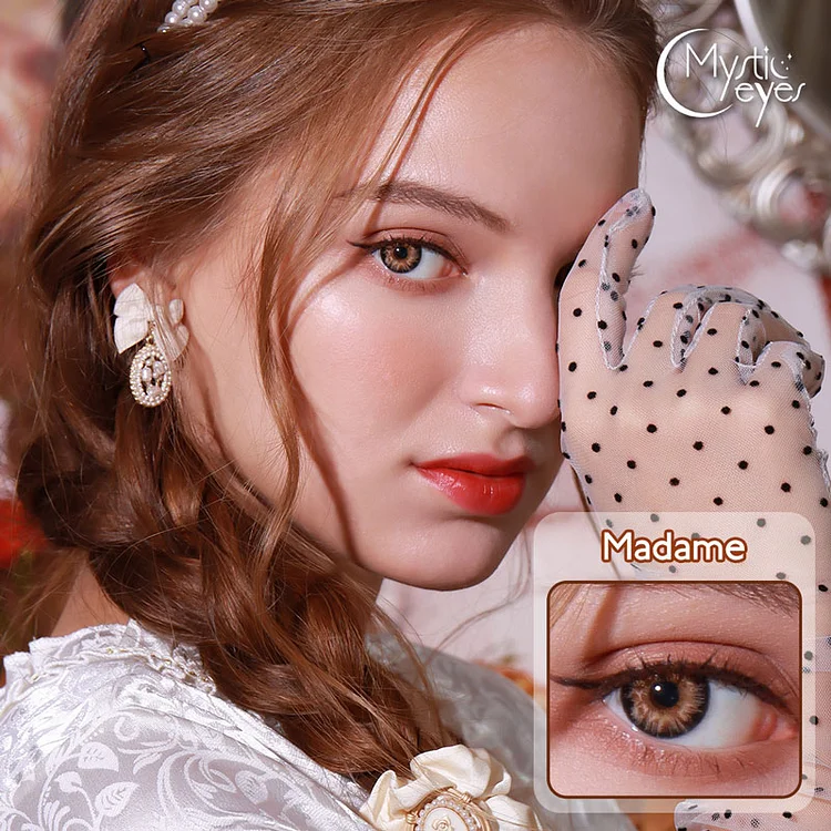 Mystic Eyes Rococo Madame Brown Contact Lenses