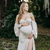 Maternity Sexy Strapless Dresses Photography Props Dress