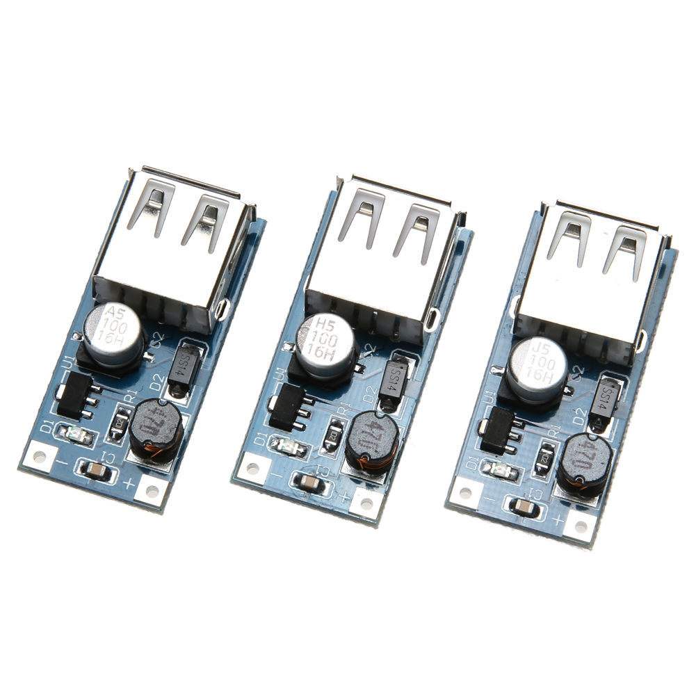 

3Pc Dc Step-Up Boost Module Usb Power Boost Circuit Board 0.9V 5V To 5V 60, 501 Original
