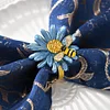 Colorful Sunflower Daisy Catering Napkin Ring
