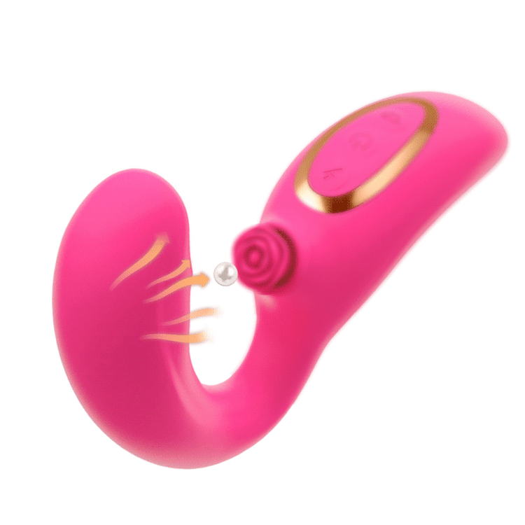 ROSYBABE Rose Thumping Vibrator - Rose Toy