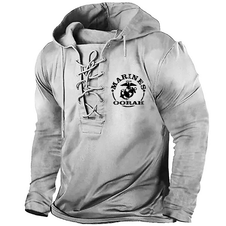 Marine Oorah Veteran Retro Hoodie