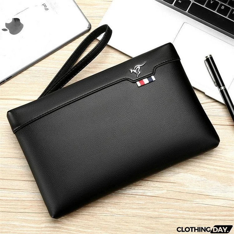 Male Simple Waterproof Small Zipper Handbags