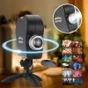Projecteur de fen&ecirc;tre holographique LED Halloween et No&euml;l