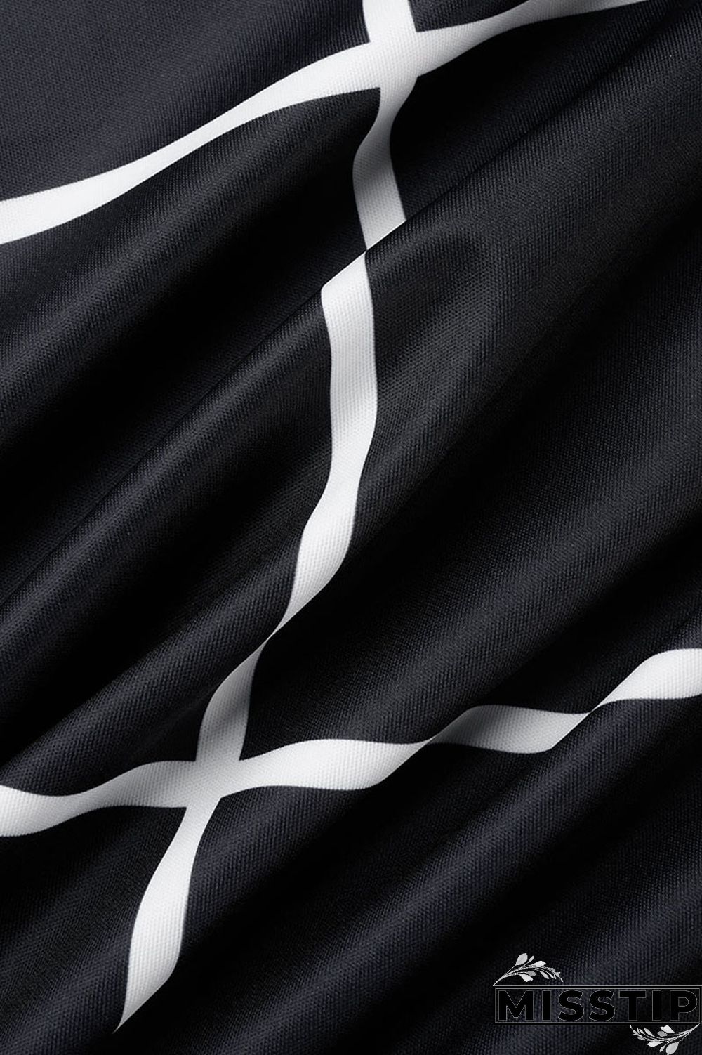 Cream White Casual Print Patchwork Half A Turtleneck Straight Dresses