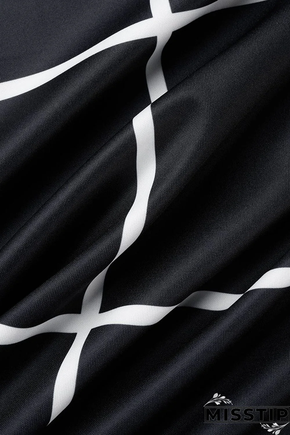 Cream White Casual Print Patchwork Half A Turtleneck Straight Dresses