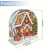 Diamond Painting Acrylic Christmas House Paper Towel Storage Rack Decor