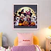 【Limited Stock Sale】Disney Halloween-Mickey Minnie-11CT Stamped Cross Stitch 45*45cm/17.72*17.72in