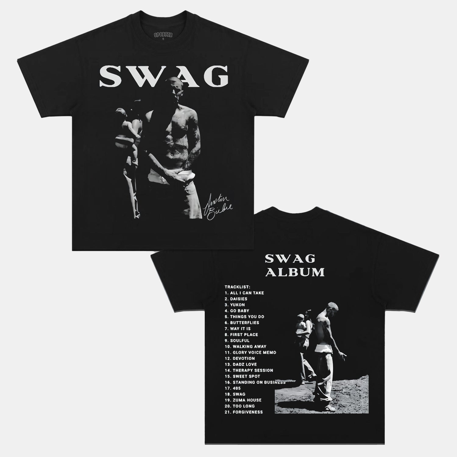 JUSTIN BIEBER & SWAG V7 TEE