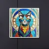 Diamond Painting -5D Full Round Drill Cute Fresco Style Cat