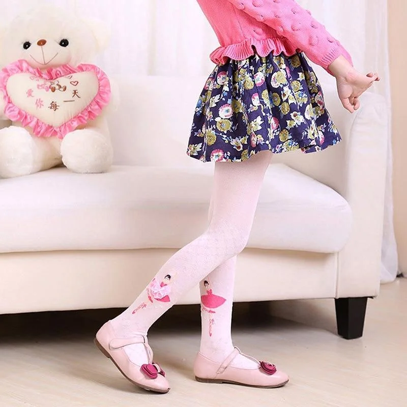 New Children Spring/Autumn Tights Cotton Baby Girls Pantyhose Kids Infant Knitted Collant Tights Soft Infant Clothing