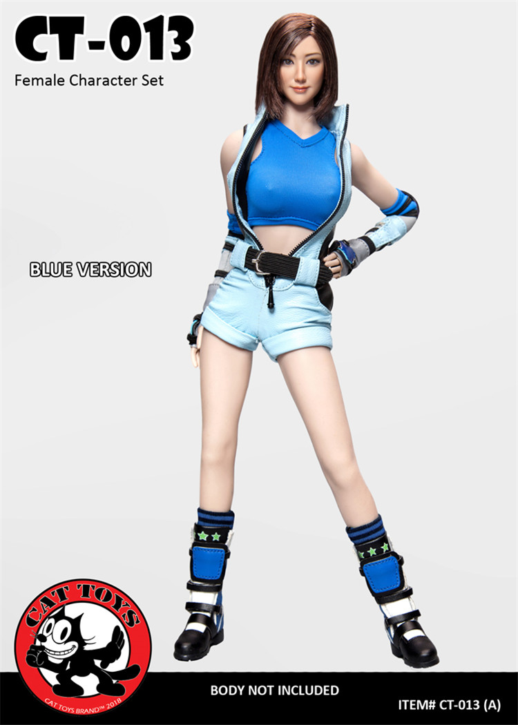 CAT TOYS CT013 1/6th Scale Female Combat Suit Costume with Head for 12" Collectible Action Figure-aliexpress