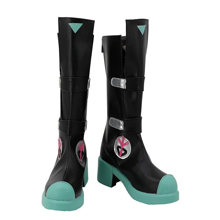 Apex Catalyst Black Shoes Boots Cosplay Accessories Halloween Carnival Props