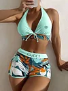 [Gucci] Seksowny str&oacute;j kąpielowy bikini z nadrukiem