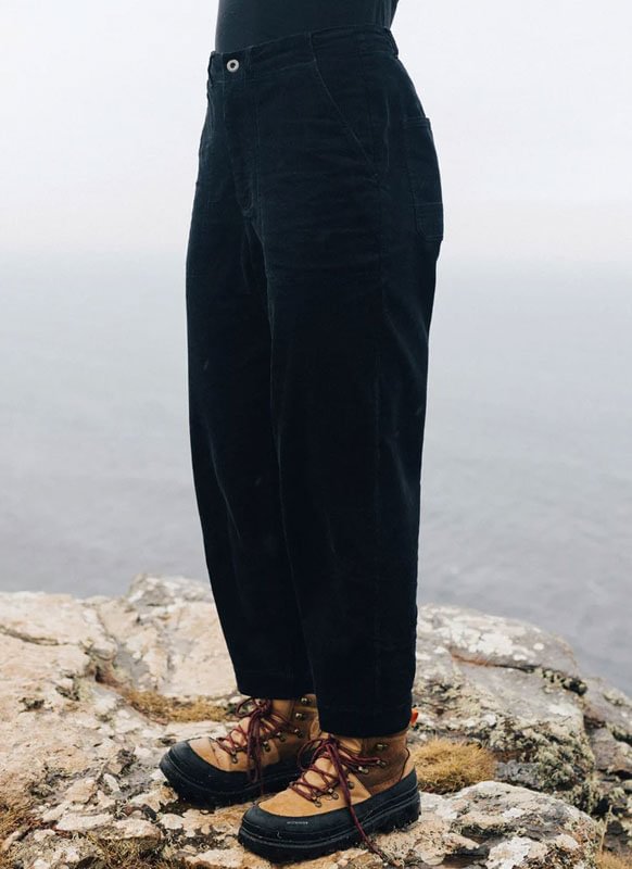 Minimalist corduroy vintage comfort women's pants