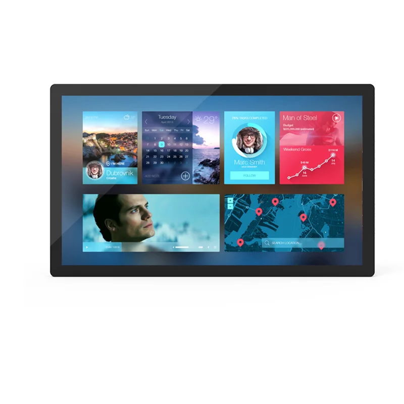 32-Inch Indoor RFID LCD Advertising Player Computer Touch Screen Digital Signage Display