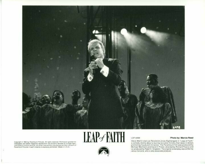 Steve Martin Leap of Faith Original Press 8X10 Photo Poster painting