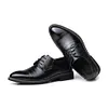 Men Color Match Formal Business Lace Up Shoes -Dress Shoes