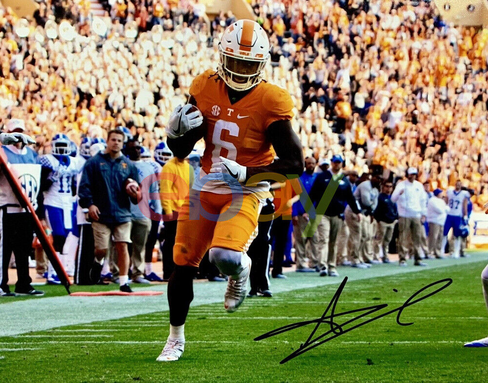 Alvin Kamara Signed Tennessee Volunteers Autographed 8x10 Photo Poster painting reprint