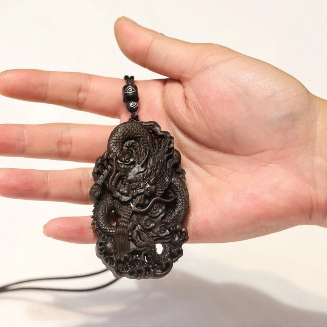 Brunei Agarwood Amulet Pendant Sinking Grade Dragon Amulet Pendant