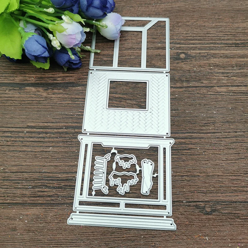 Nigikala Arrival Metal Cutting Dies for 2023 DIY Scrapbook Album Paper Cards Decor Crafts Embossing Natal Fireplace Stencil Big Shot