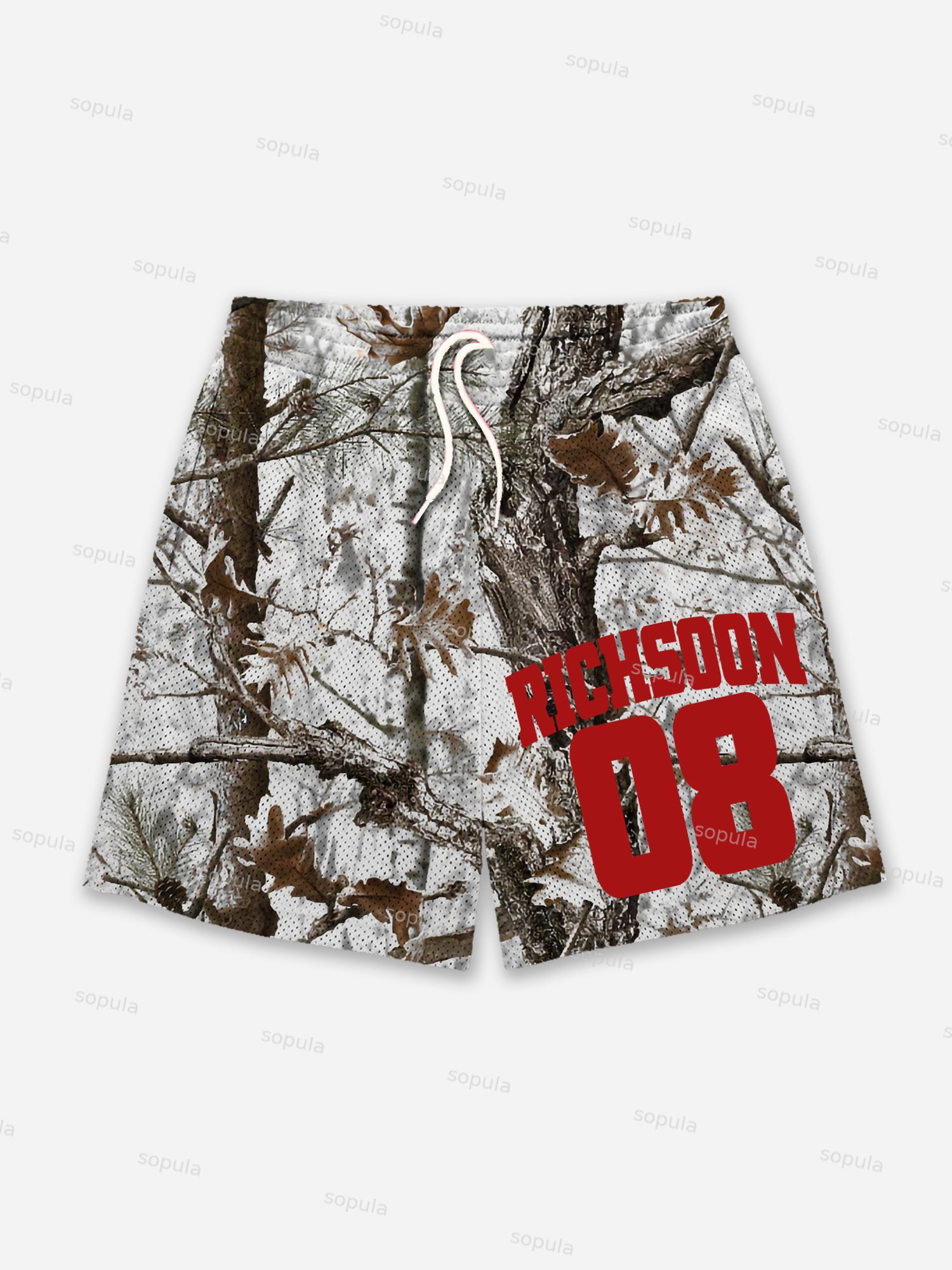 Rich Soon 08 Camouflage Mesh Shorts - SOPULA
