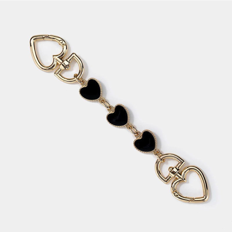 Alloy Heart Shape Bag Chain