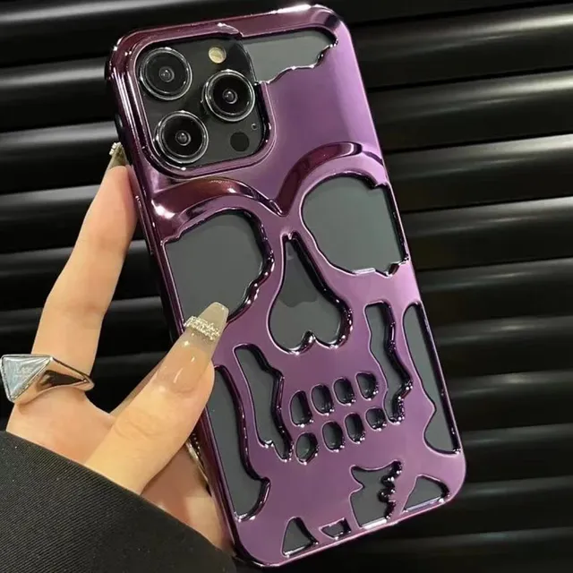 Hollow skull Grimace Phone Case
