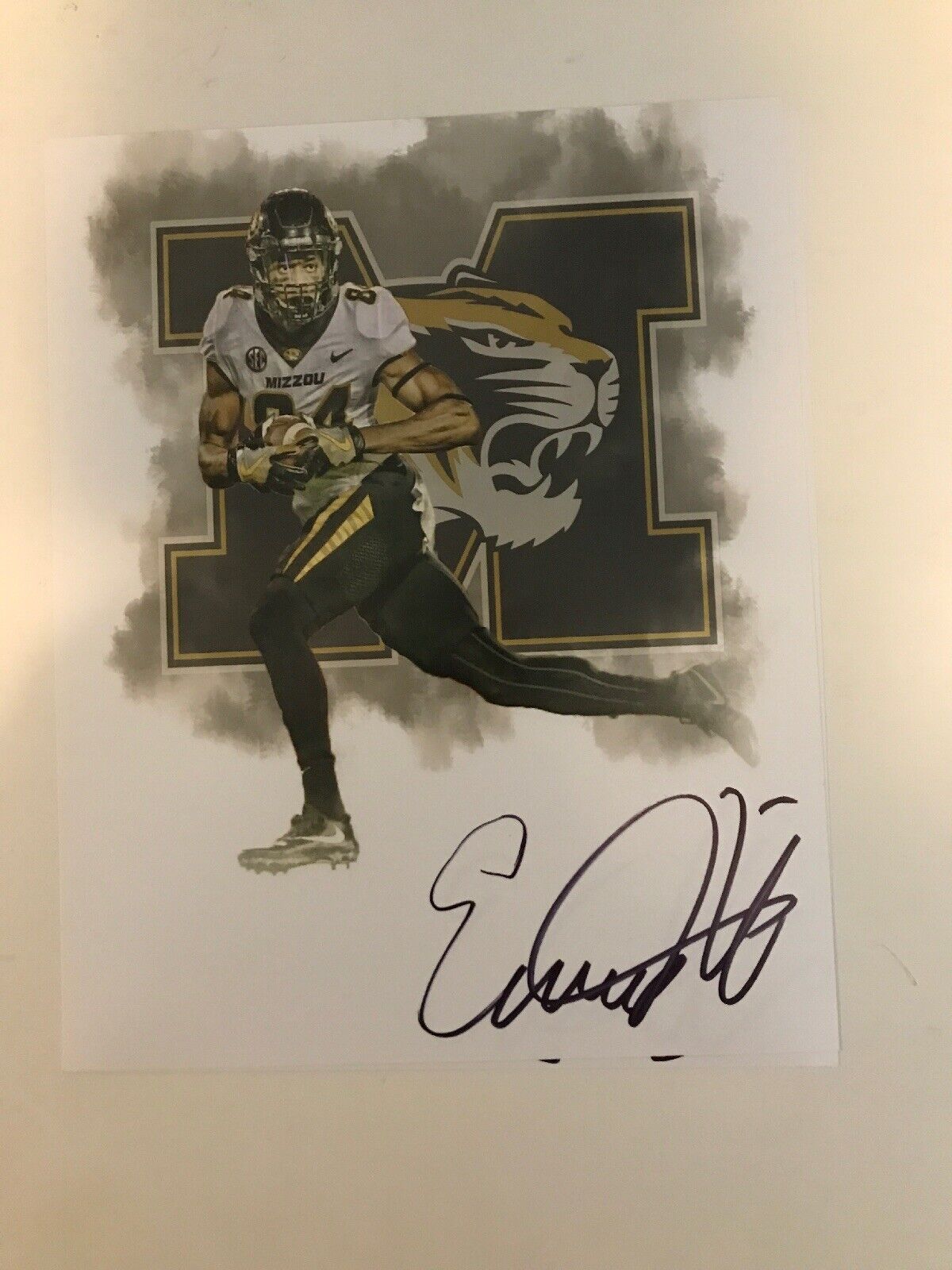 Emanuel Hall Missouri Tigers Signed autographed 8x10 football Photo Poster painting Mizzou NFL C