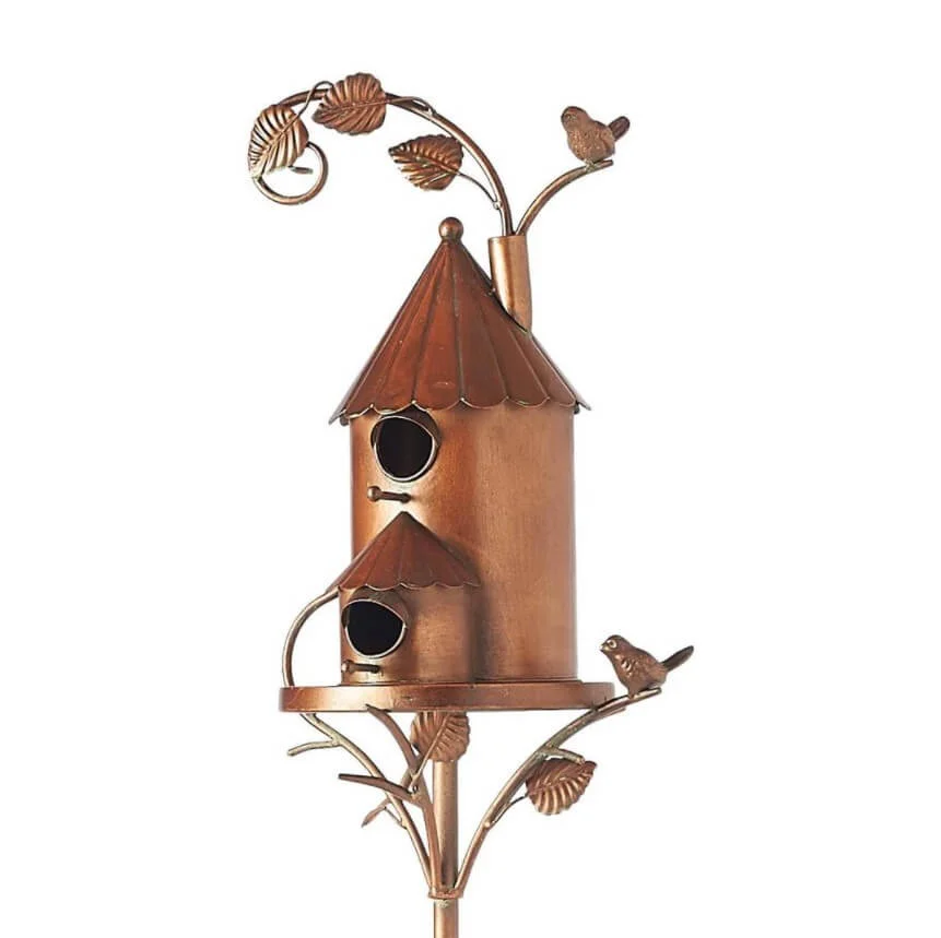 （ garden upgrade）Birdhouse Garden Stakes