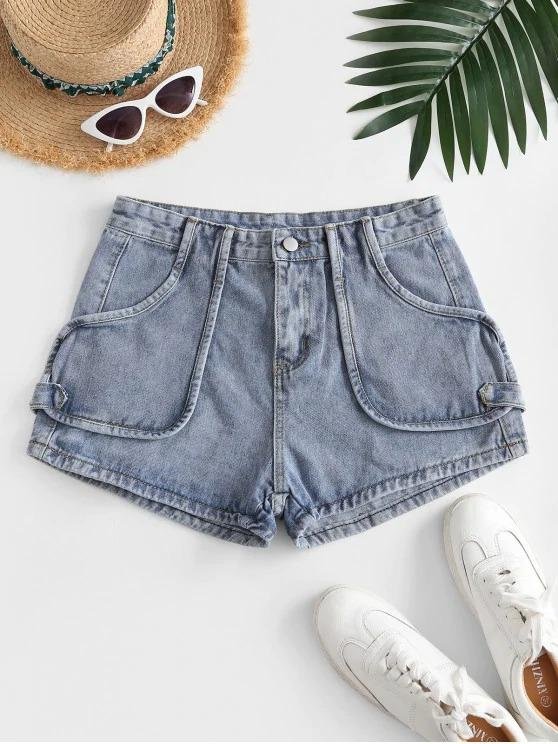 Cotton Jean Shorts