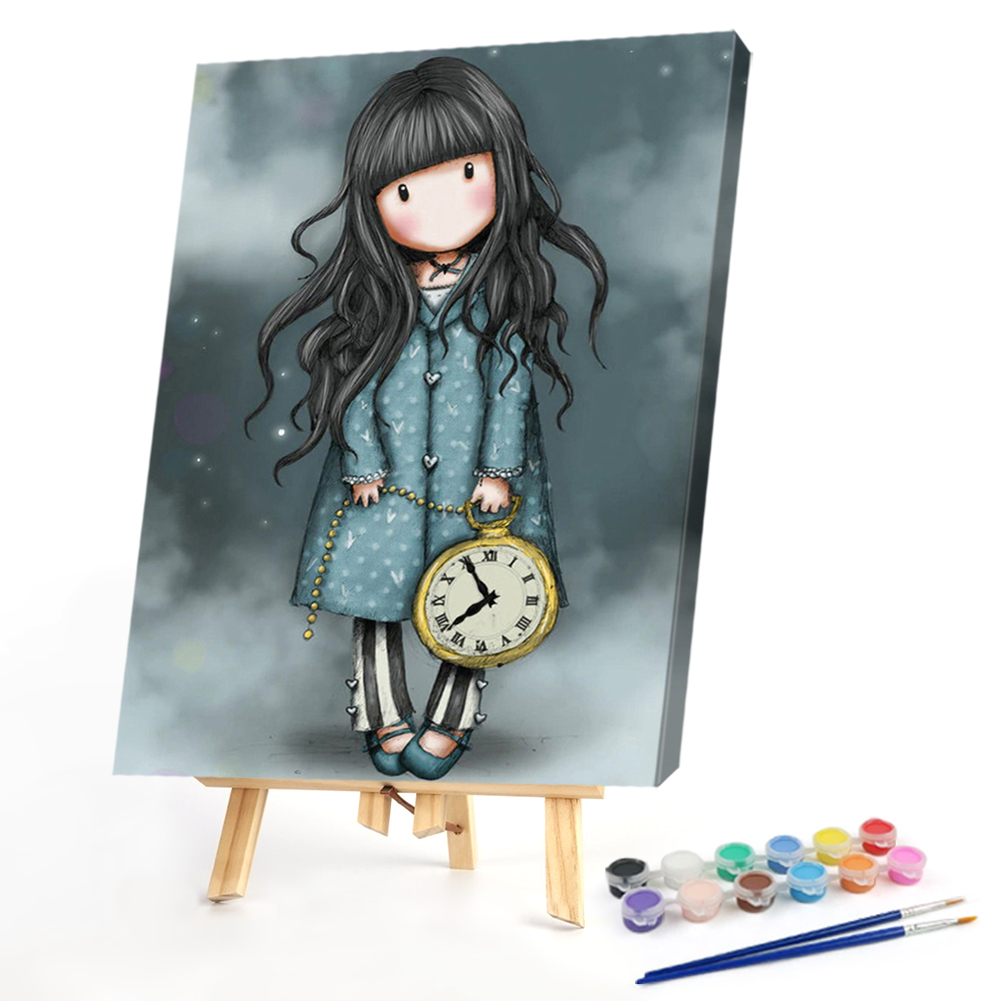 

40*50CM - Paint By Numbers - Little Girl, 501 Original
