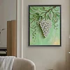 Diamond Painting-DIY Special Shaped Drill Pearl Painting Green Grapes(35x45cm)
