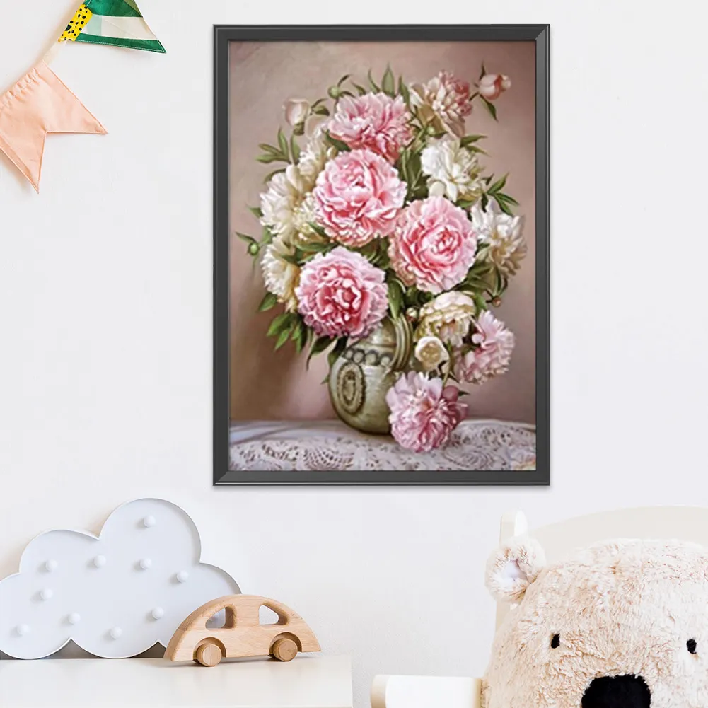 11ct Stamped Cross Stitch - Flower(40*50cm)